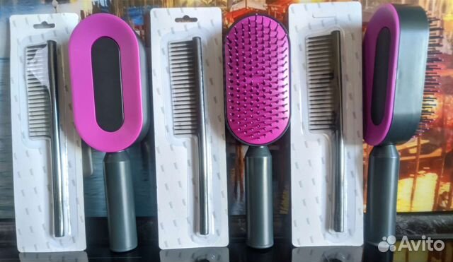 Расческа Dyson Дайсон с гребнем 2в1 с самоочисткой