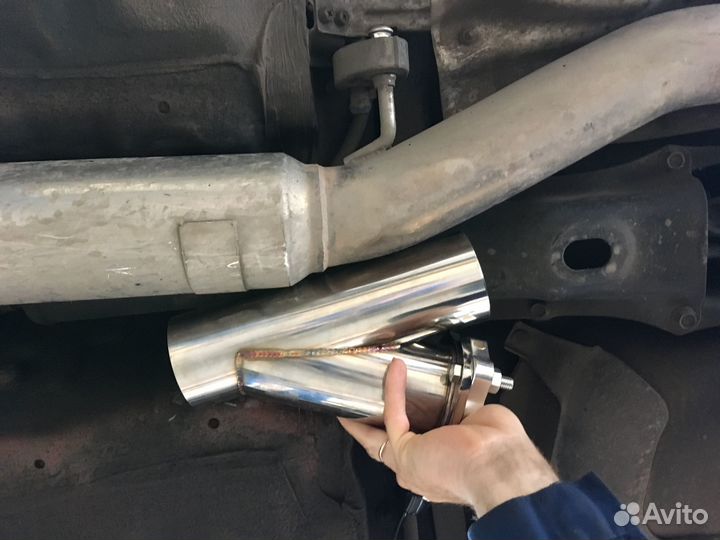 Шутер, электронная заслонка выхлопа 76 мм