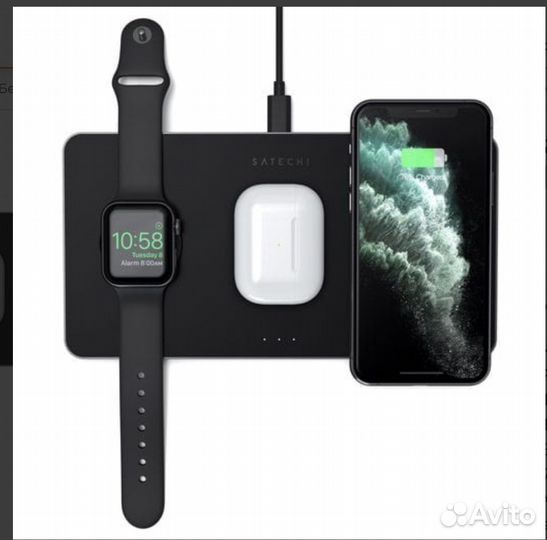 Беспроводная зарядка 3 в 1 Satechi