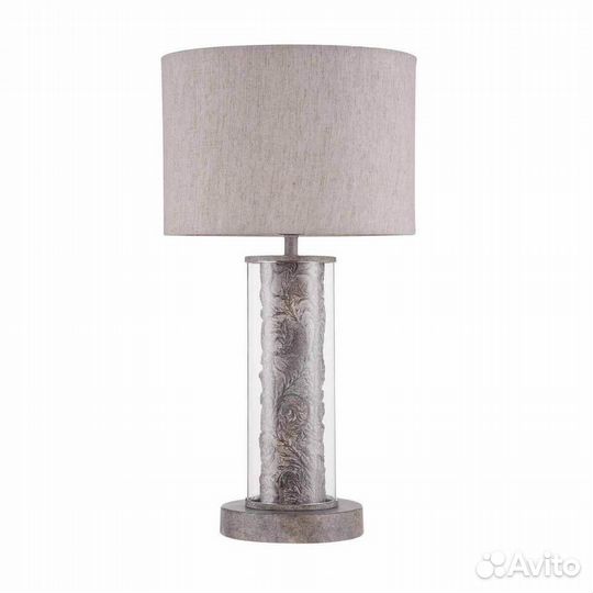 Светильник настольный металлический и текстильный