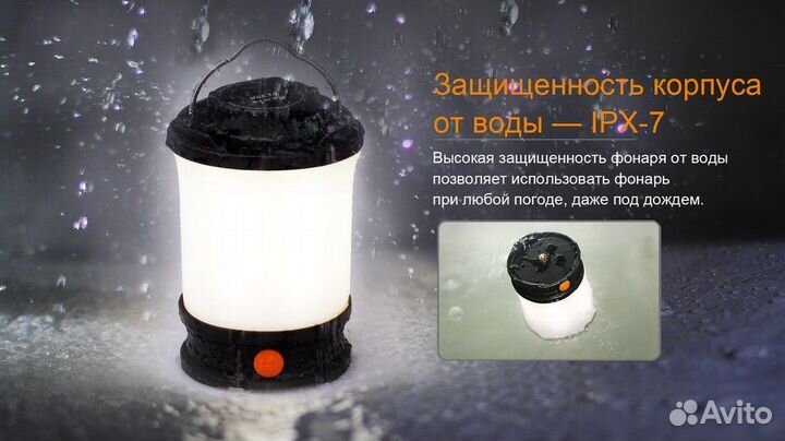 Фонарь Fenix CL30R черный