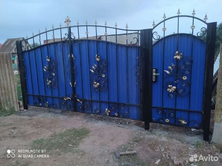 Ворота кованые