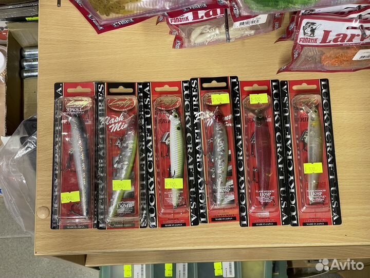 Воблеры lucky craft flash minnow 110sp, 130mr