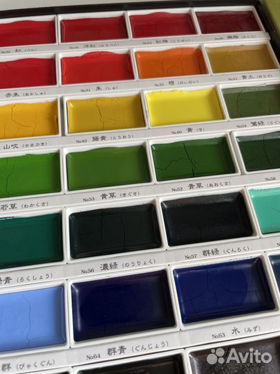 Набор акварельных красок Kuretake 36 цв