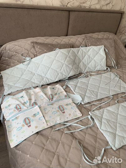 Бортики стеганые из турецкого ранфорса