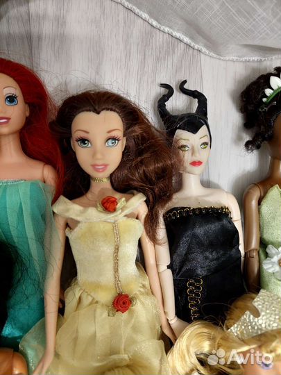 Кукла барби с одеждой, принцесы Дисней