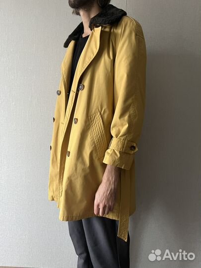 Пальто мужское длинное двубортное