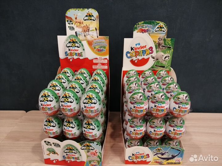 Киндер-сюрприз Натунс из Европы и России