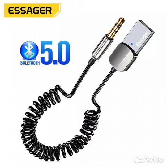 Новый AUX Аудио Bluetooth 5.0 Адаптер Essager EB01