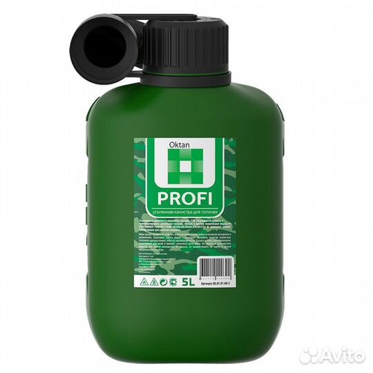 Канистра oktan Oktan Profi зеленая 25 л (усиленная