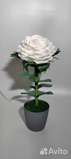 Светильник винтовая роза