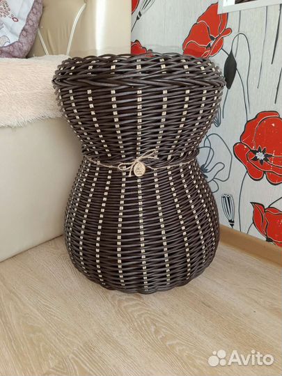 Вазоны для цветов из экоротанга