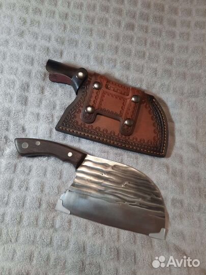 Сербский нож в кожаных ножнах