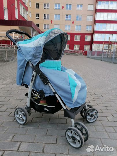 Прогулочная коляска детская складная