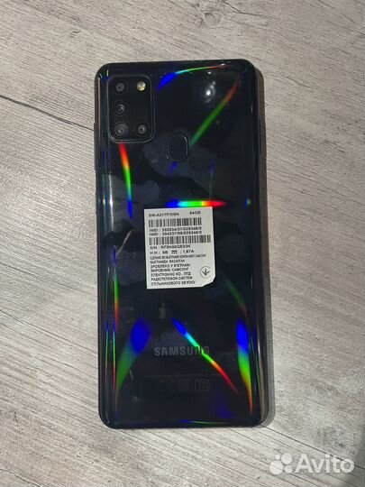 Телефон samsung galaxy a21s