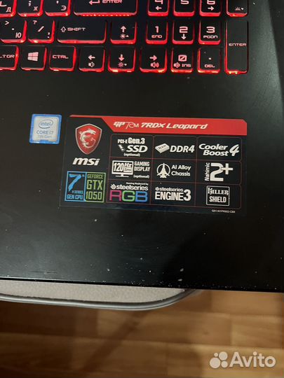 Игровой ноутбук msi