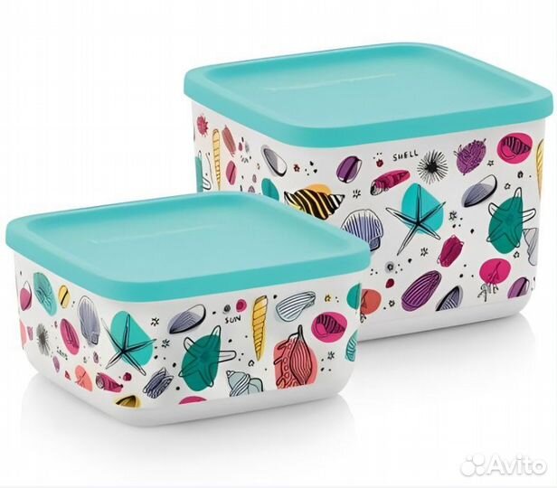 Кубикс Рио набор 1л,0,65л Tupperware