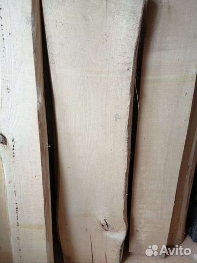 Доска необрезная липа