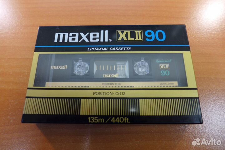 Аудиокассета редкая запечатанная Maxell XL-II 90
