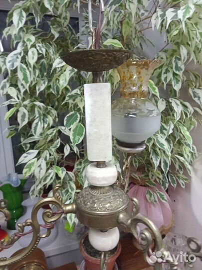 Люстра с ониксом