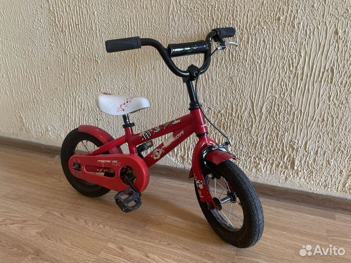 Велосипед детский Merida с родительской ручкой