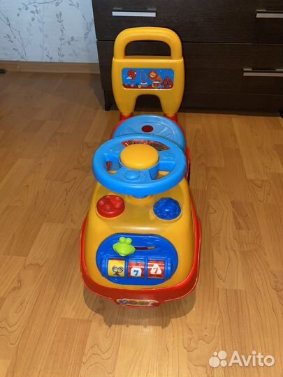 Машинка и Ходунки каталка chicco