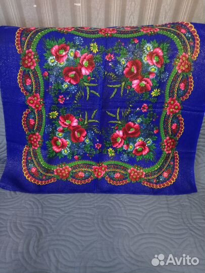 Платки женские 2 шт. СССР хлопок с люрексом новые