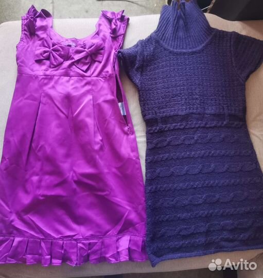 Вещи пакетом для девочки 122см