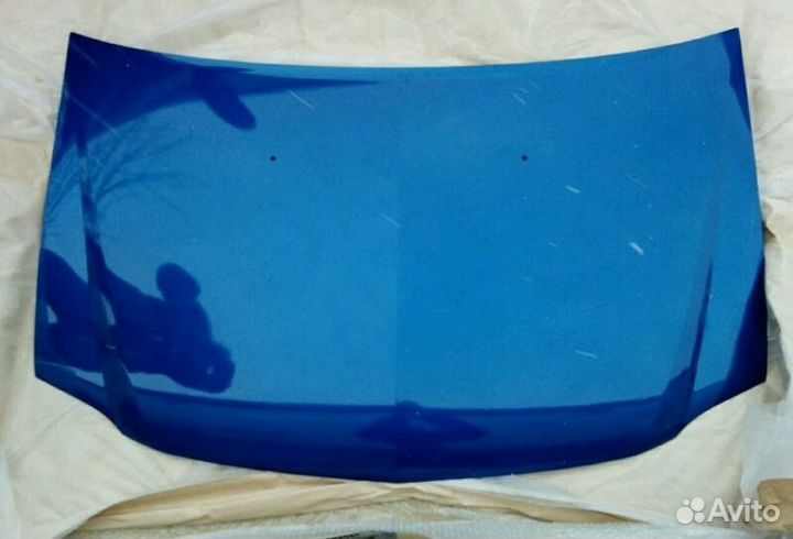Новый капот Рено Логан цвет Эгейское Море 61G