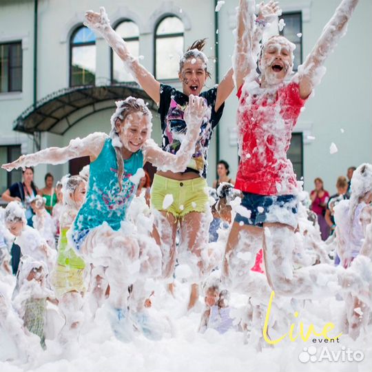 Пенная вечеринка в Сочи / Пенные шоу для детей