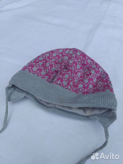 Шапка теплая шерсть р.50-52