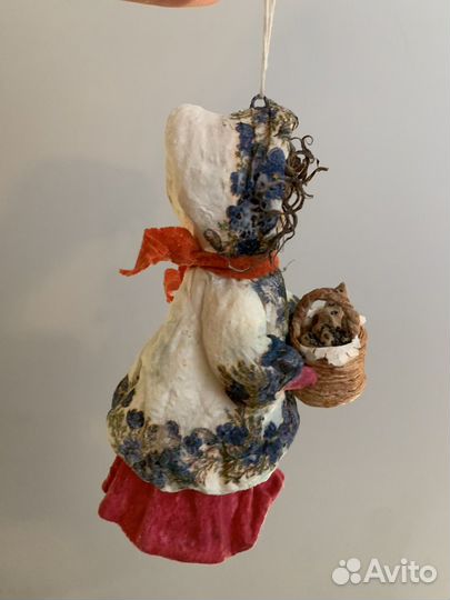 Ватные елочные игрушки