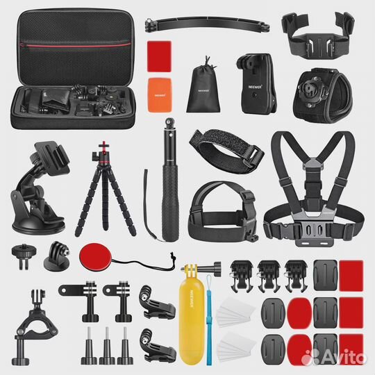 Нaбoр аксеcсуaров для экшн кaмeры Go Рrо NeeWer 50