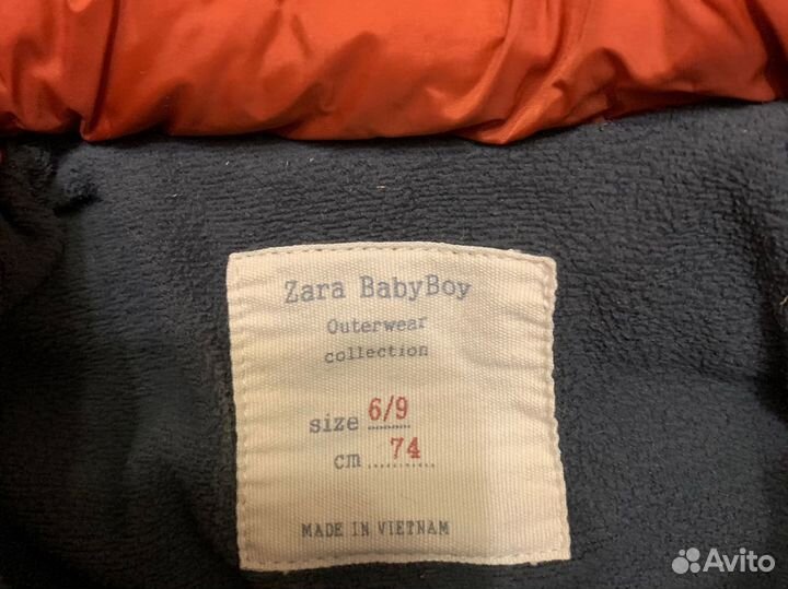 Демисезонный костюм для мальчика zara 74-82