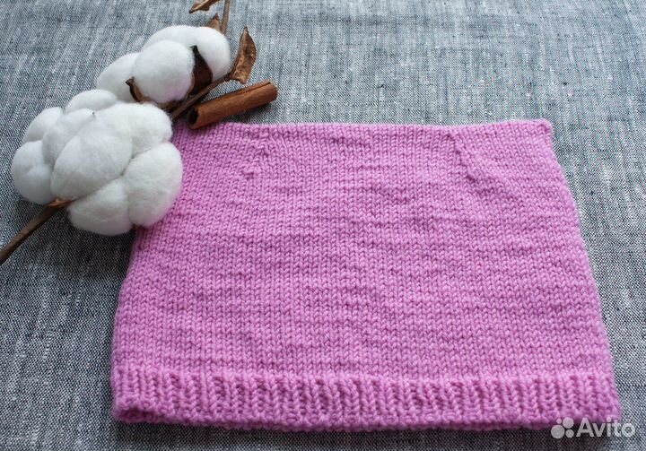 Детская шапка на осень, с ушками, котошапка