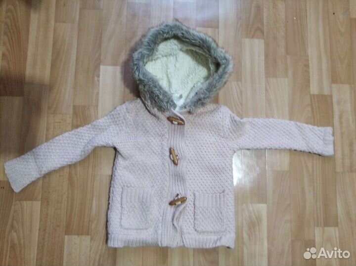 Утепленная кофта 98