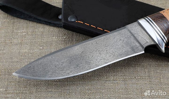 Нож Фокс Х12мф рукоять береста