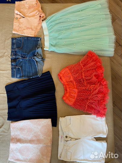 Шорты и юбки для девочек