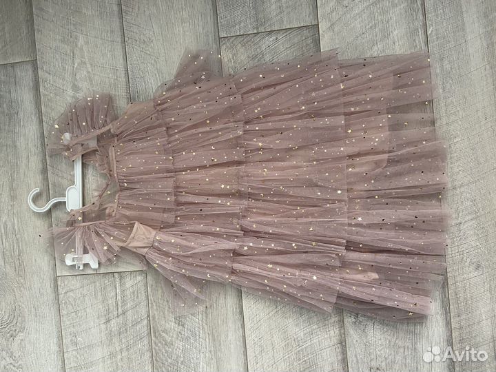 Нарядное платье для девочки 122 128