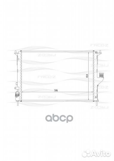 Радиатор LCV KK0180 free-Z