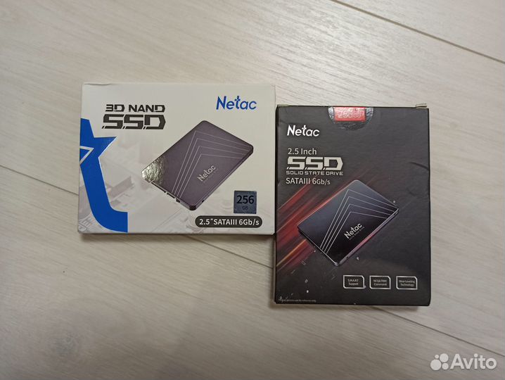 Диск SSD Netac 128/256/512 Гб, SATA III