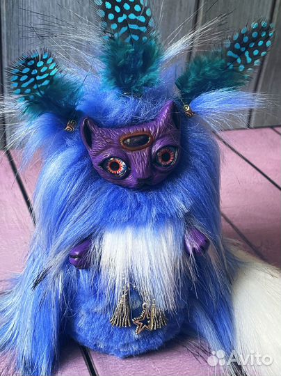 Шаманка ручная работа, полимерная глина