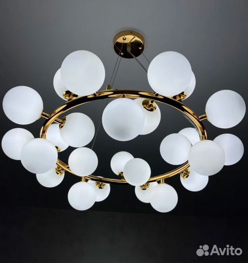 Люстра Сида 25 шаров 70 см