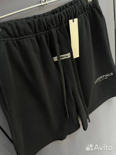 Essentials шорты черные (хит лето 2024)