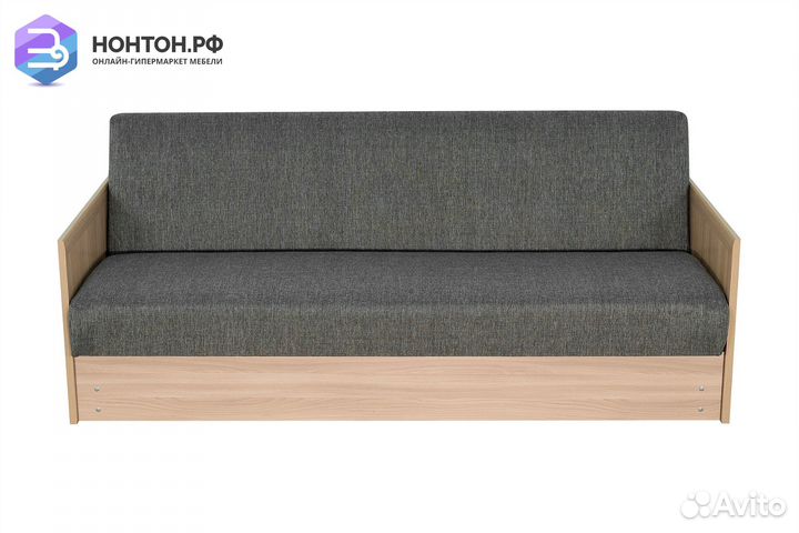 Диван книжка Ручеек-Ламино серый