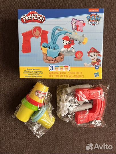 Набор для лепки щенячий патруль аналог