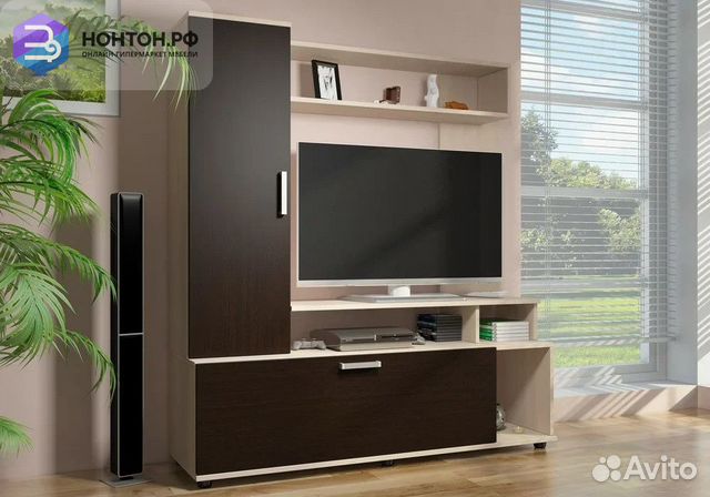 Стенка TV-2A дуб молочный / венге
