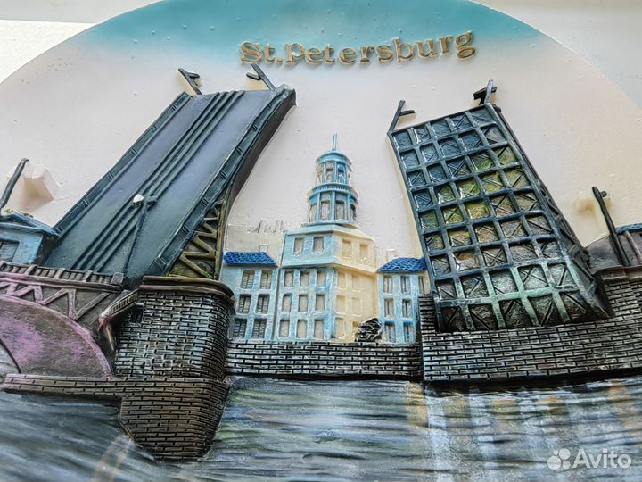 Сувенирная тарелка,St-Peterburg