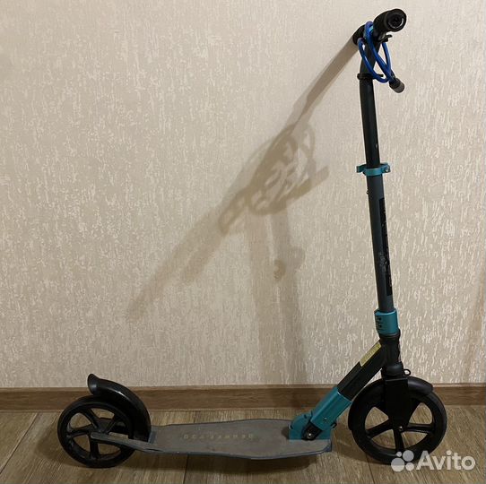 Самокат с большими колесами складной