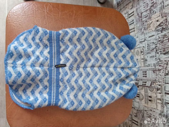 Шапка шлем для мальчика